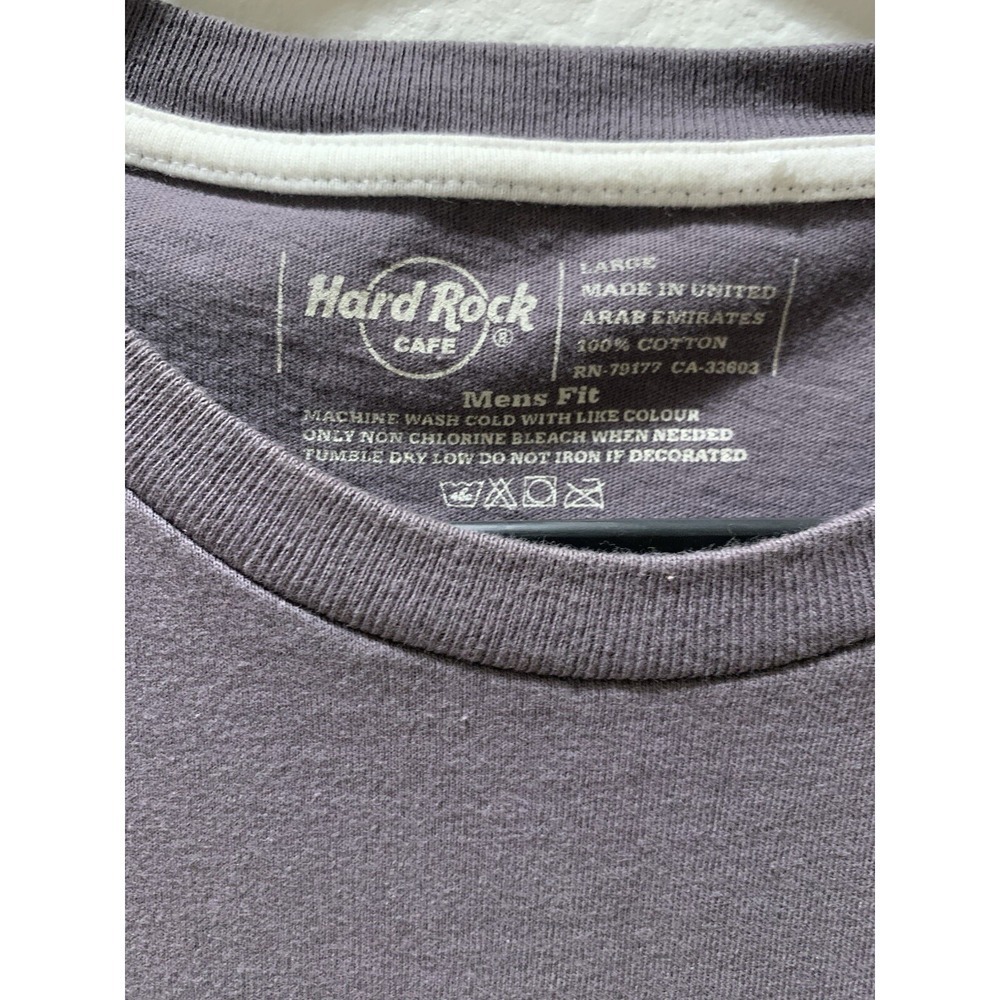 Hard Rock Cafe T Shirt Size L  Varsity Style Vintage - Picture 3 of 4